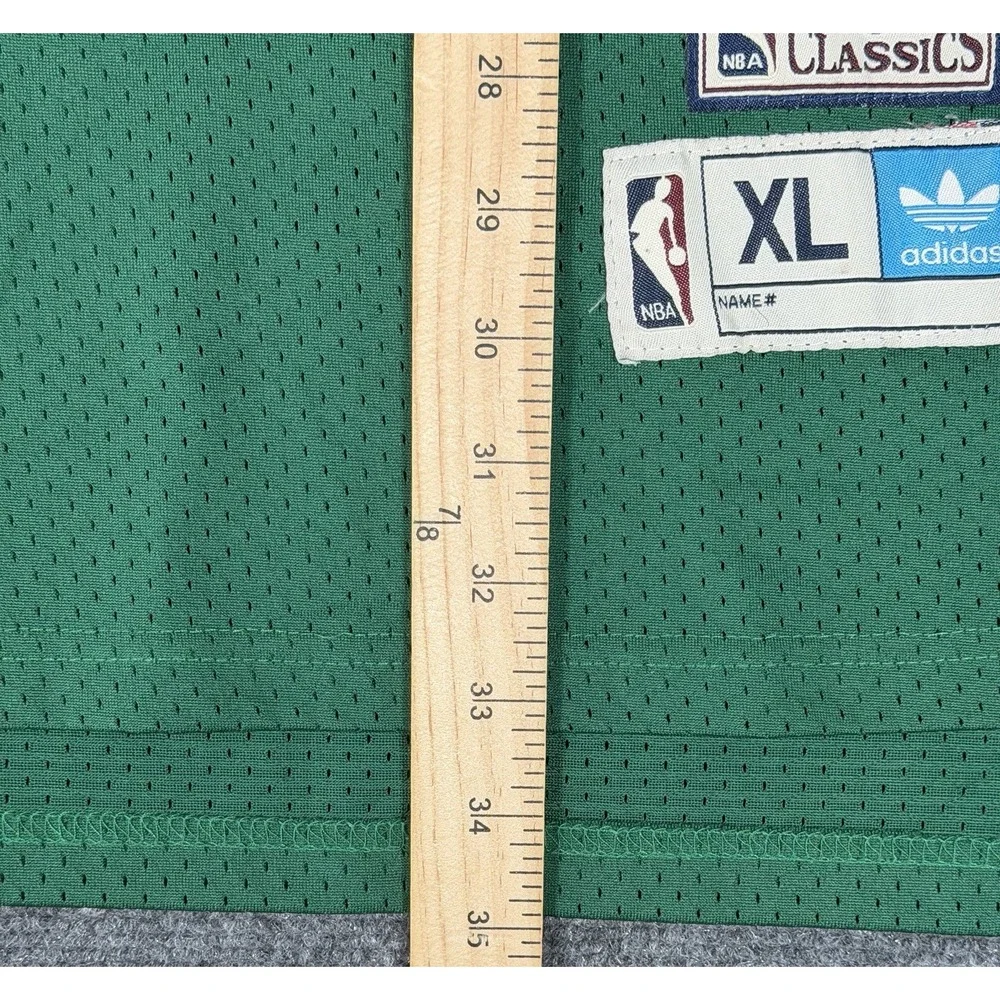 Adidas Larry Bird #33 Boston Celtics Hardwood Classics Swingman Jersey XL Green